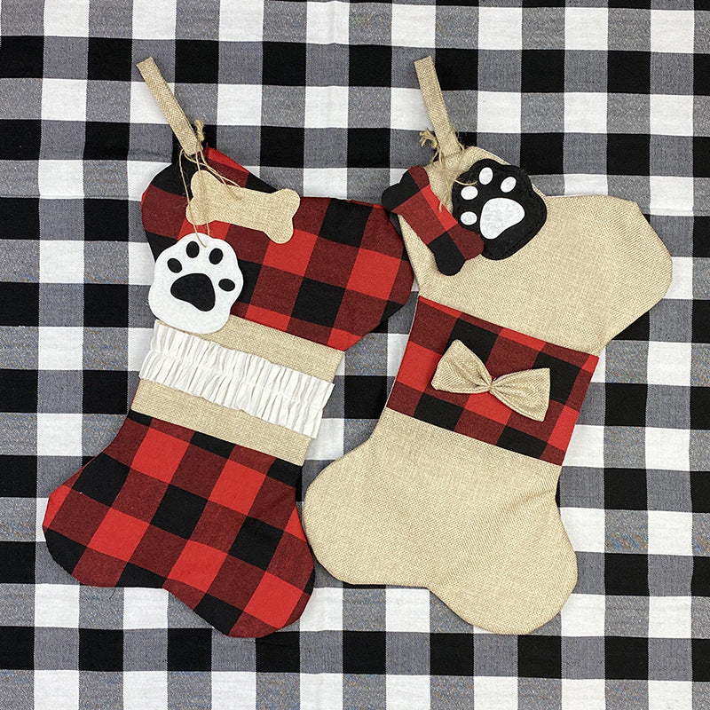 Dog Bone Christmas Stockings-FurrGo