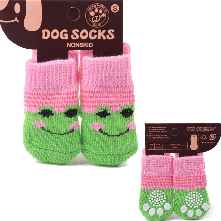 Non-Skid Happy Dog Socks-FurrGo
