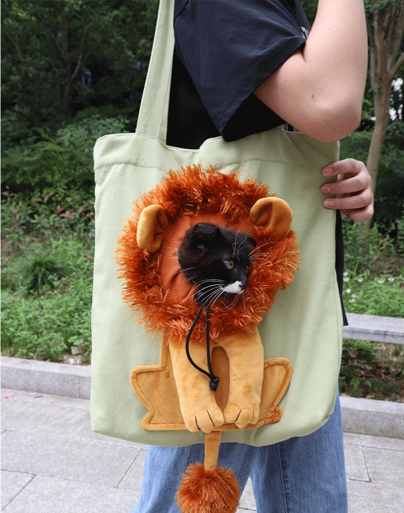 Lion Cat Carrier Bag-FurrGo