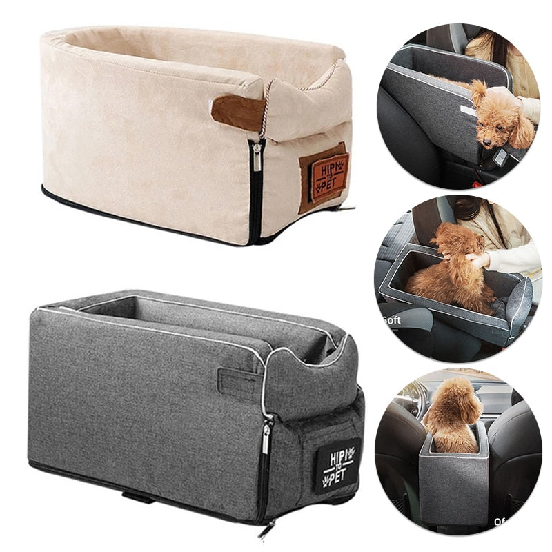 center console car bedDog & Cat Center Console Car BedFurrGo