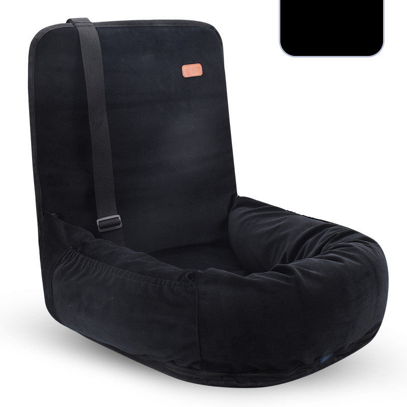 Car Seat Cover with Built-In Pet Bed