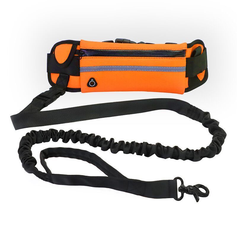 Leashes, Collars & Petwear - Deluxe Hands-Free Dog Leash Waist Attachment