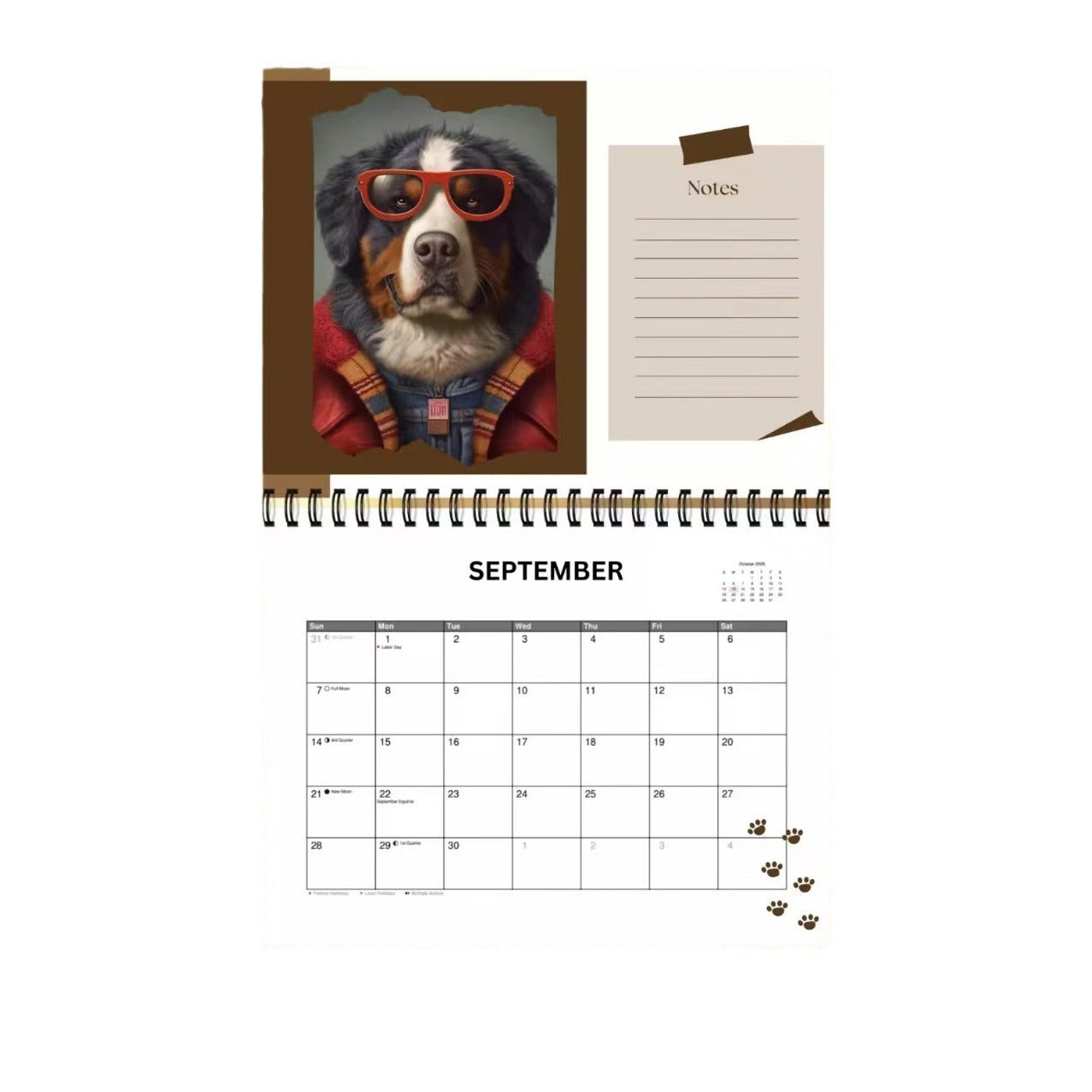 2025 Dog Lovers Calendar