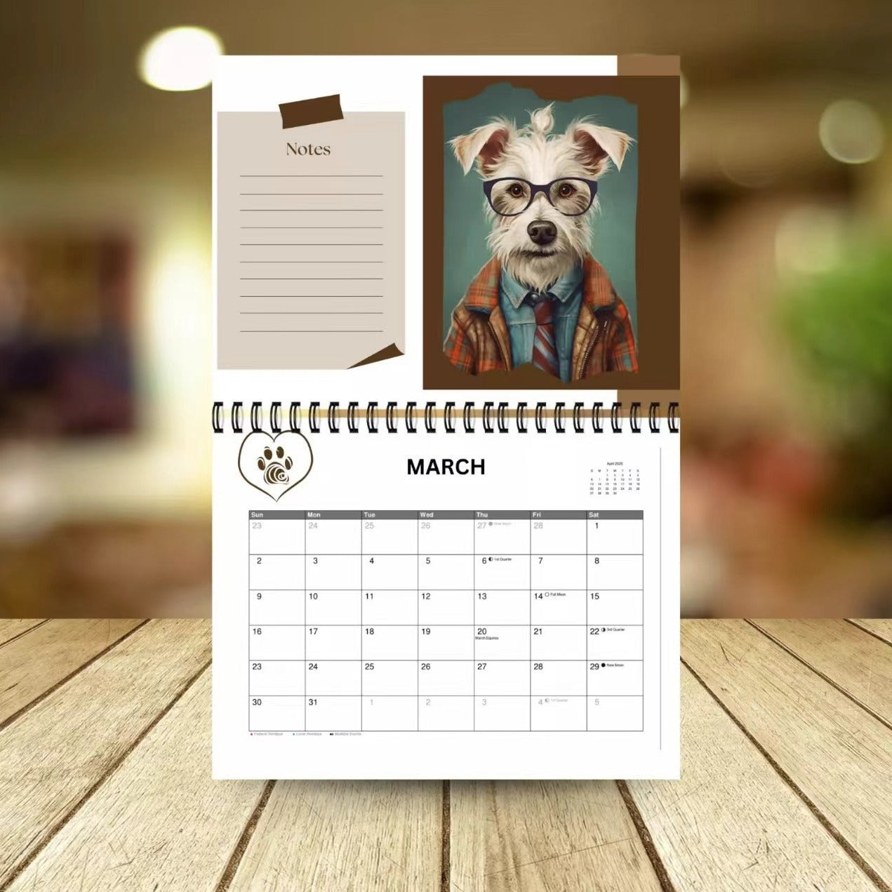 2025 Dog Lovers Calendar