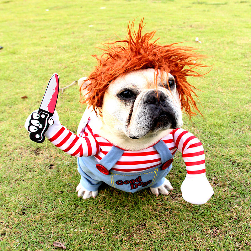 Chucky Halloween Dog Costume
