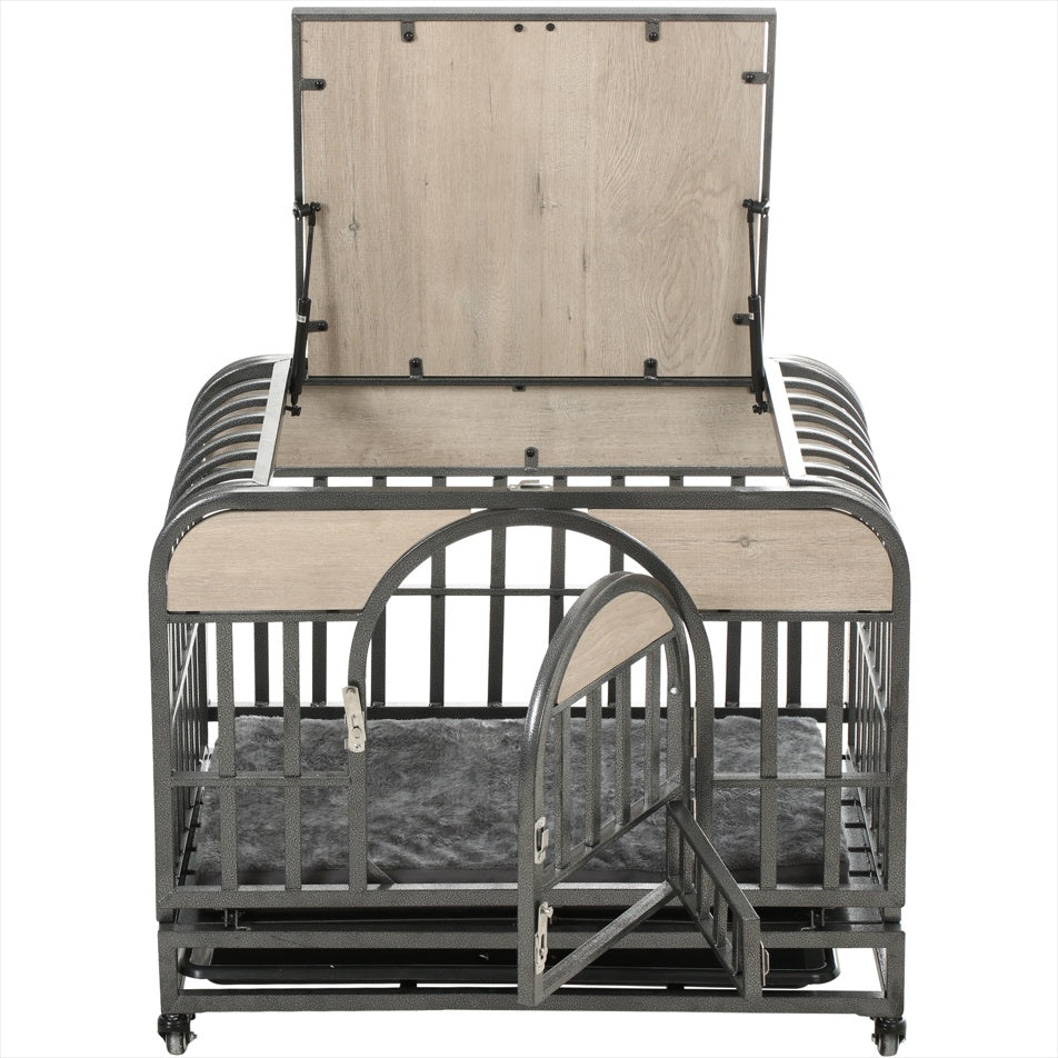 Heavy Duty Furniture-Style Dog Crate