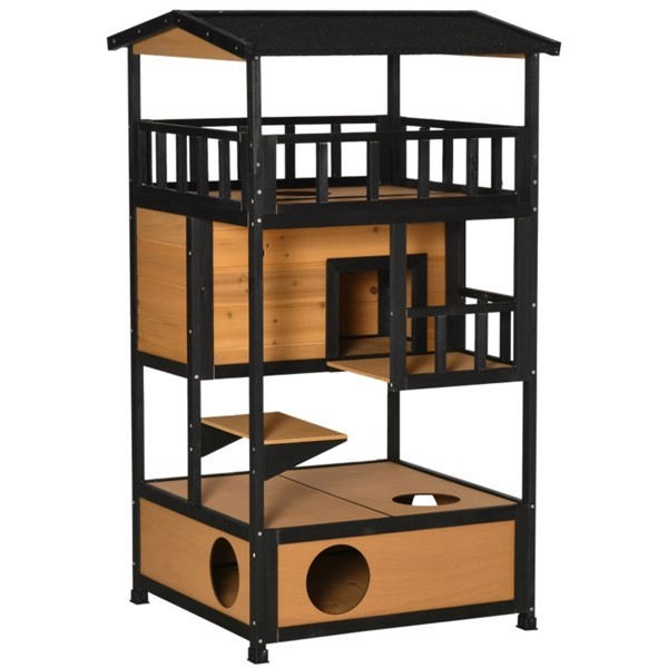 Deluxe Outdoor Cat Tower