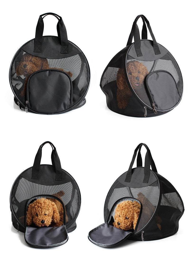 Breathable Mesh Round Pet Carrier
