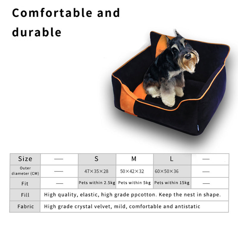 Portable Dog Bed for Home & Cars