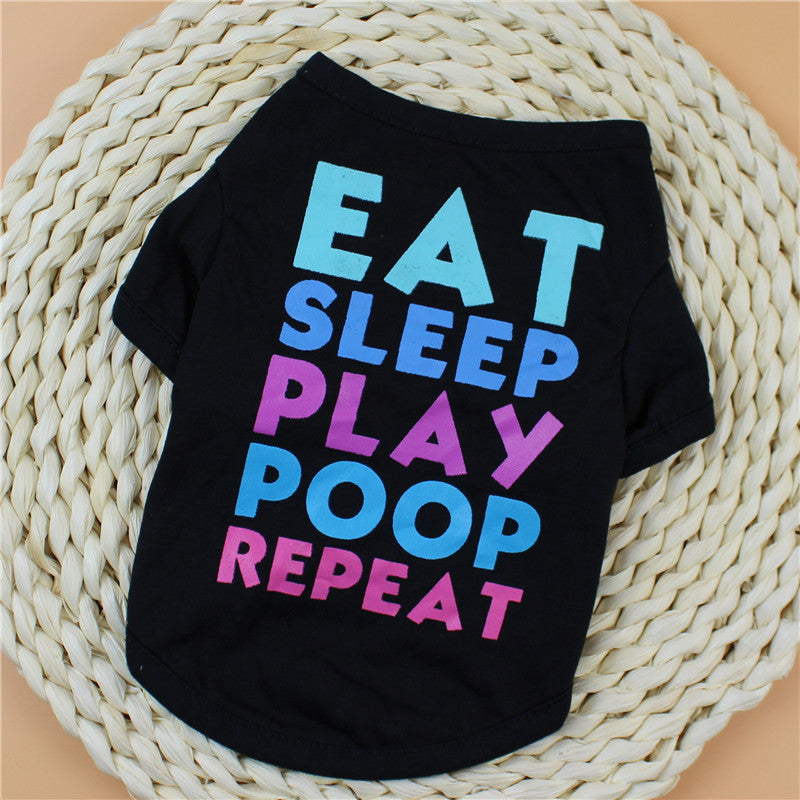 Eat-Sleep-Play Dog Shirt-FurrGo