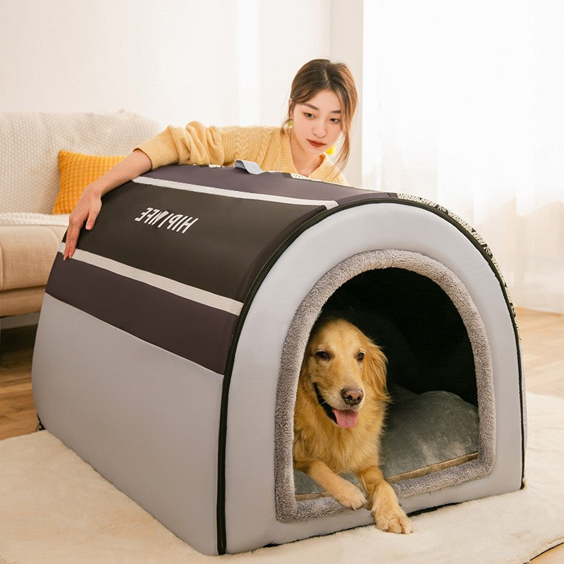 Premium Dog Cave & Bed