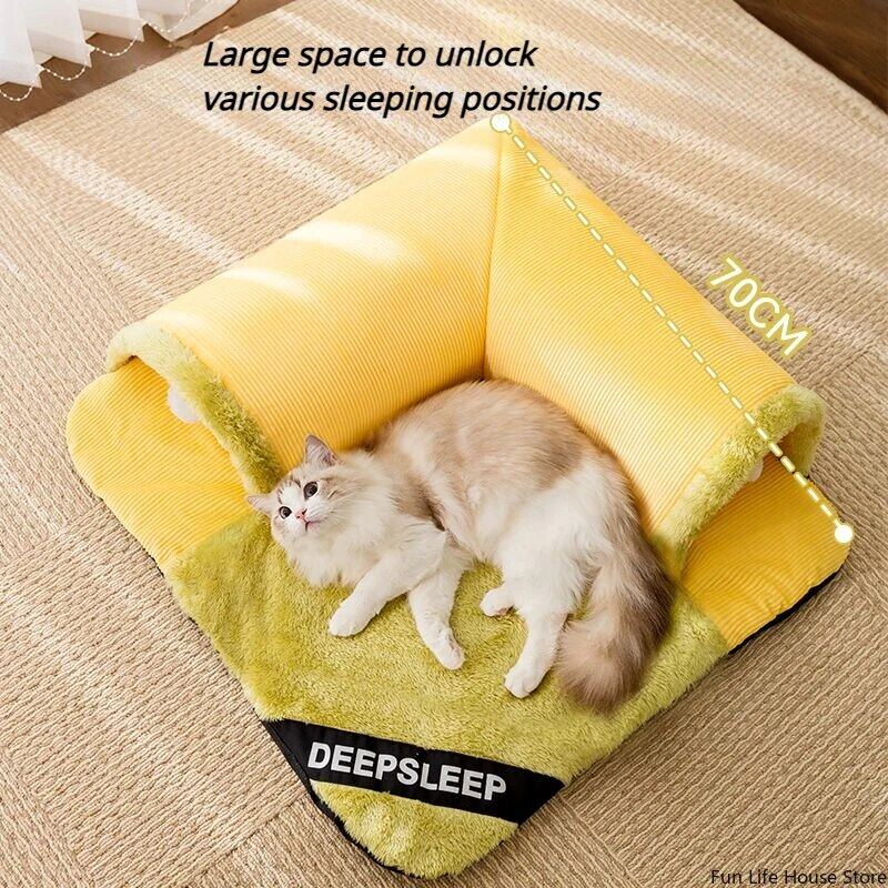 Dual Cat Tunnel Sleeping Mat