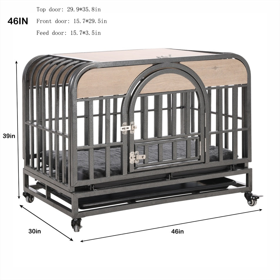 Heavy Duty Furniture-Style Dog Crate