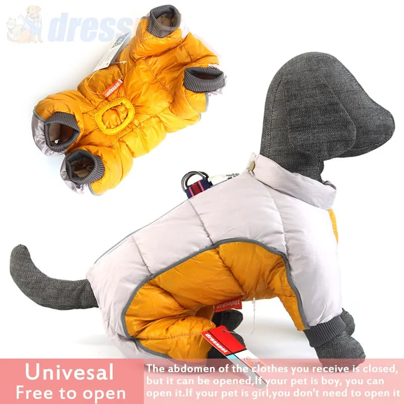 Multi-Color Winter Dog Jacket