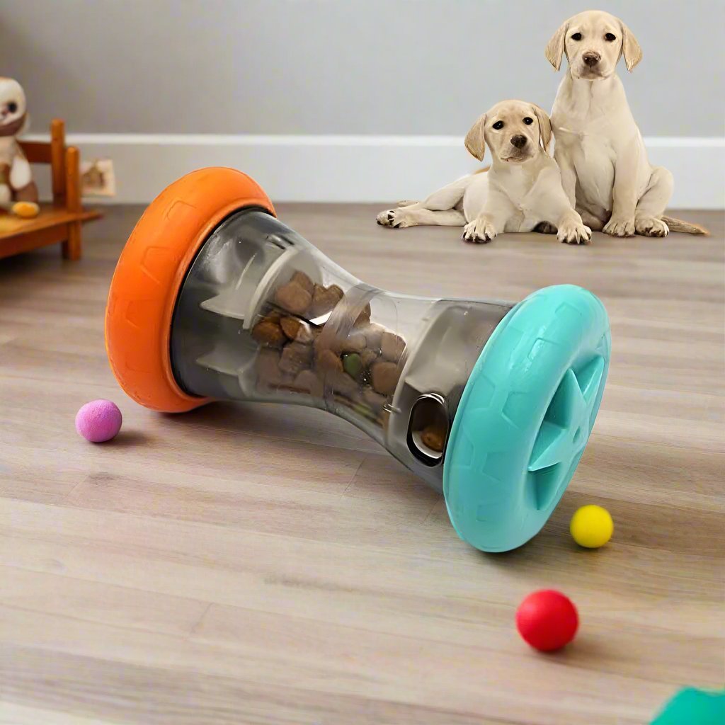 Slow Feeding Dog Roller Toy