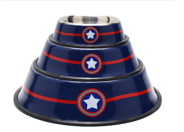 Stainless Steel Cartoon Pet Bowls