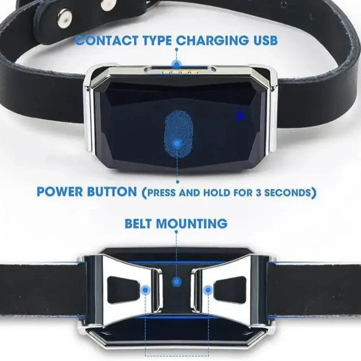 Smart Pet Tracker Collar with SIM Card Slot