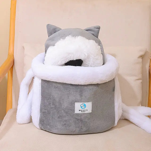 Soft Plush Cat Carrier Bag