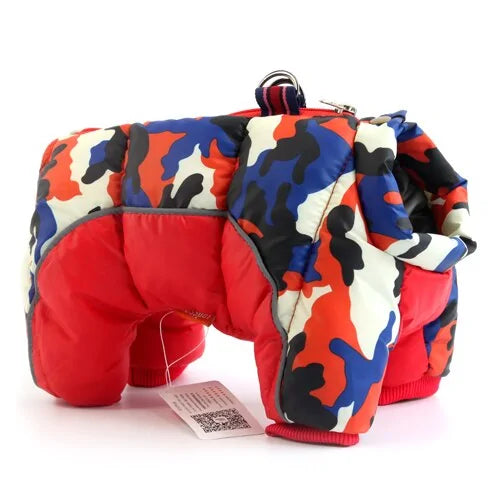 Multi-Color Winter Dog Jacket