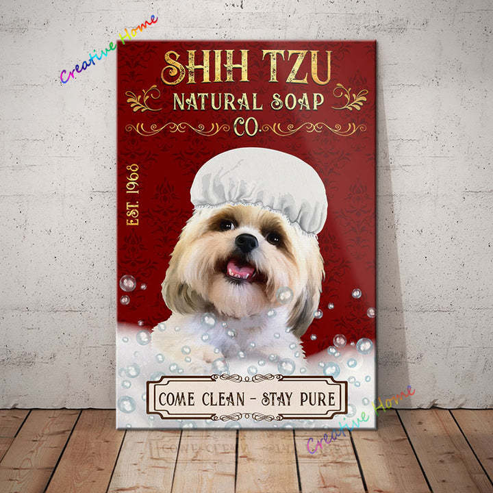 Decorative Metal Dog Posters: Shih-Tzu Series