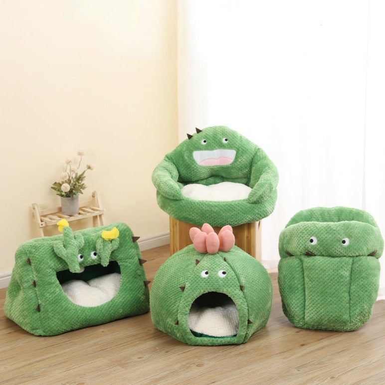 Cozy Cactus Pet Bed