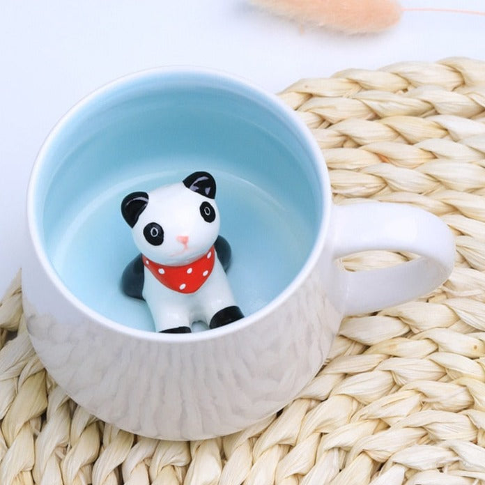 Ceramic 3D Animal Mugs