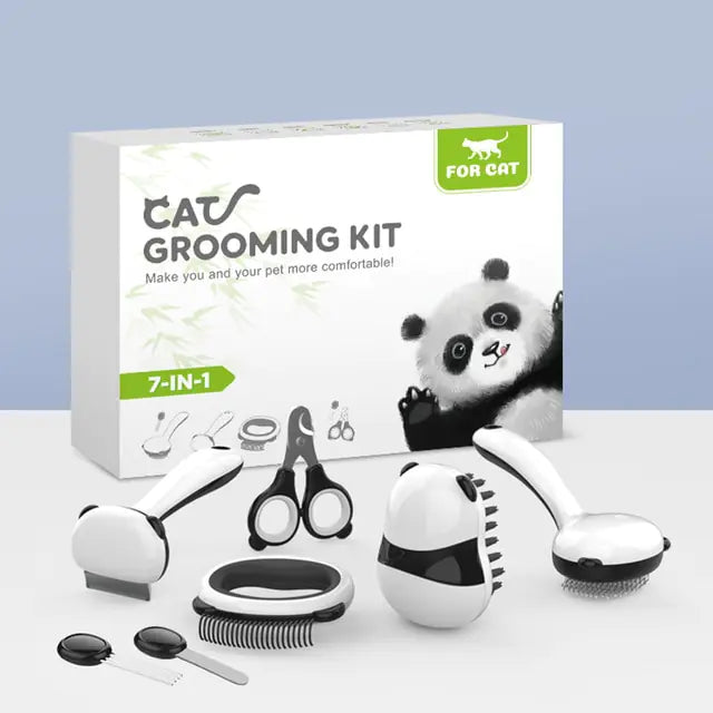 Deluxe Cat Grooming Kit