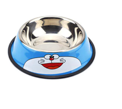 Stainless Steel Cartoon Pet Bowls