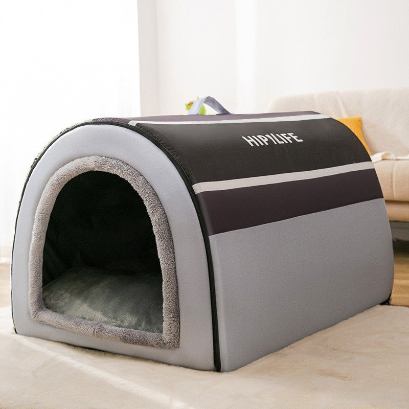 Premium Dog Cave & Bed