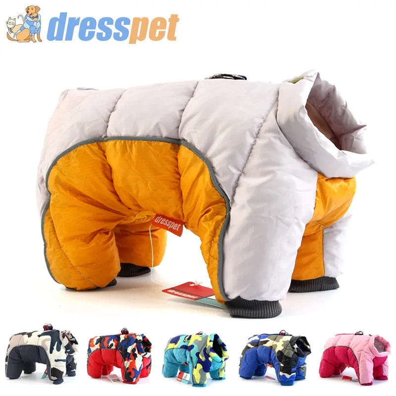 Multi-Color Winter Dog Jacket