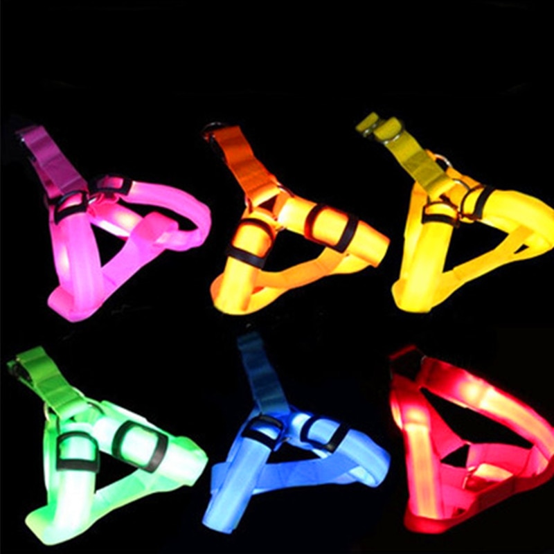 LED Glowing Dog Harness