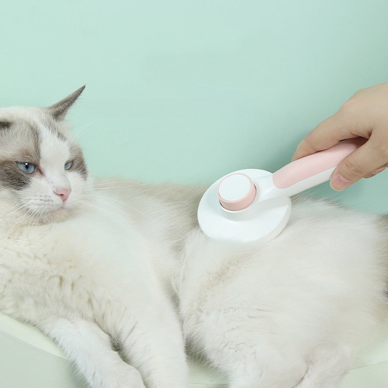 Cat Self-Cleaning Slicker Brush