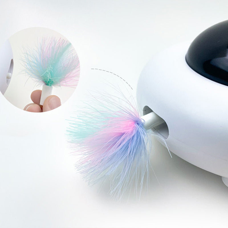 Interactive Spinning UFO Cat Toy