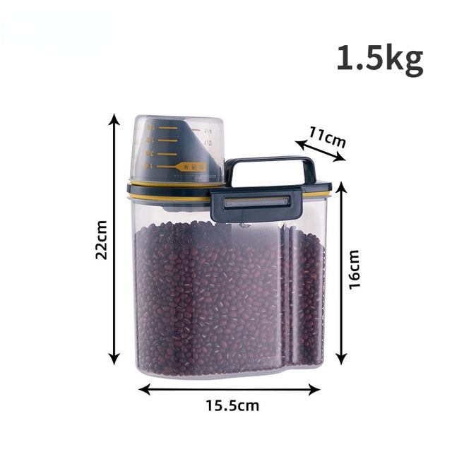 Perfect Pour Pet Food Container with Measuring Cup