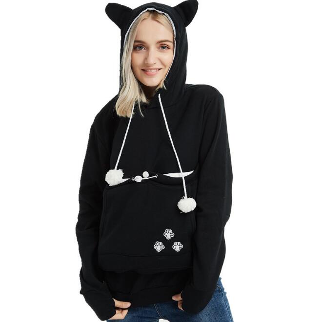 Cat Lovers Pet Pouch Hoodie