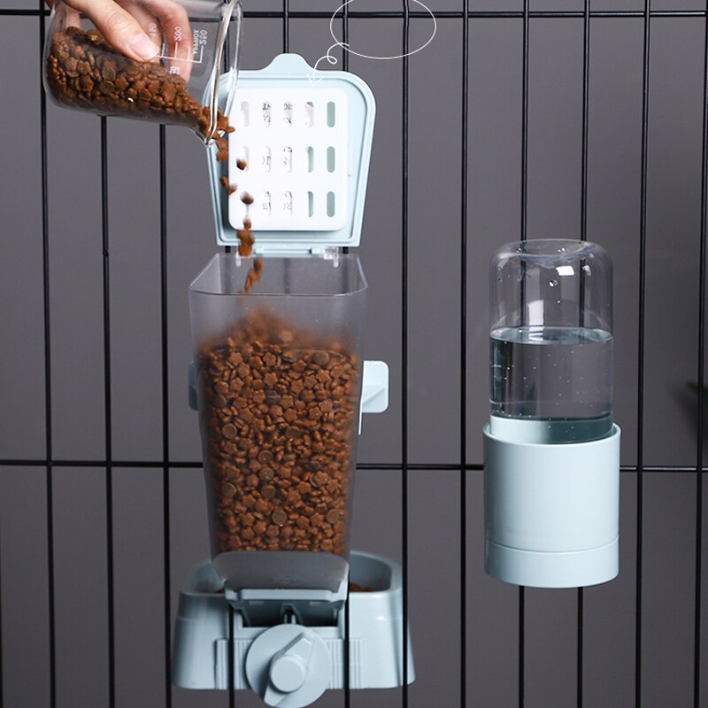 Automatic Hanging Pet Feeder for Crates