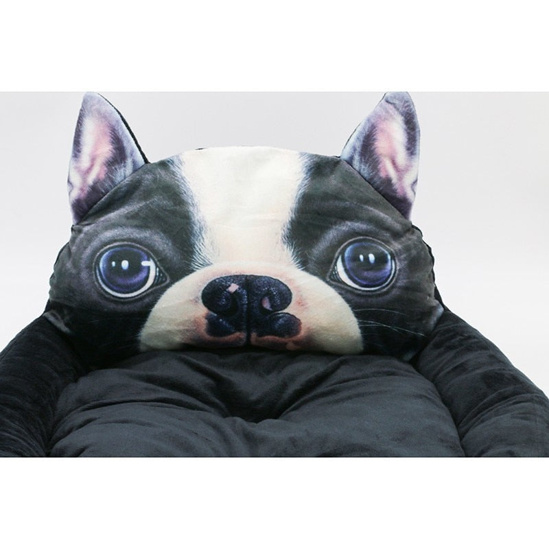 3D French Bulldog Bed