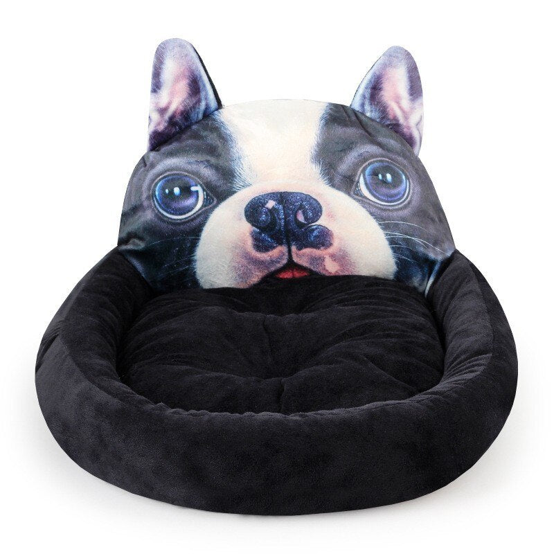3D French Bulldog Bed