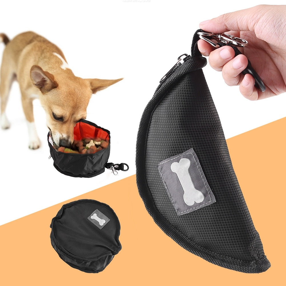 On-the-Go Keychain Pet Food & Water Bowl-FurrGo