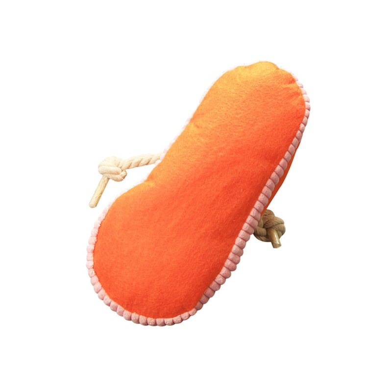 Squeaky Sneaker Dog Chew Toy