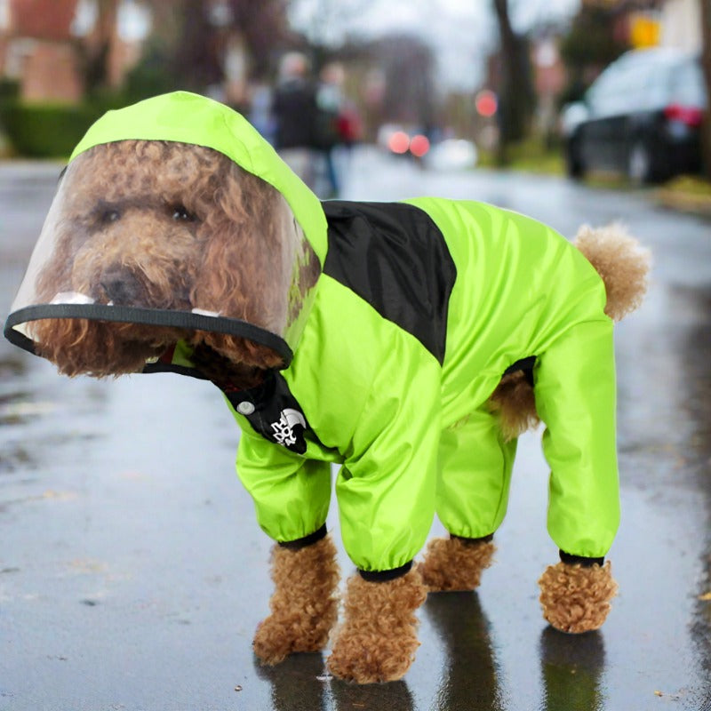 The Dog Face Hooded Raincoat