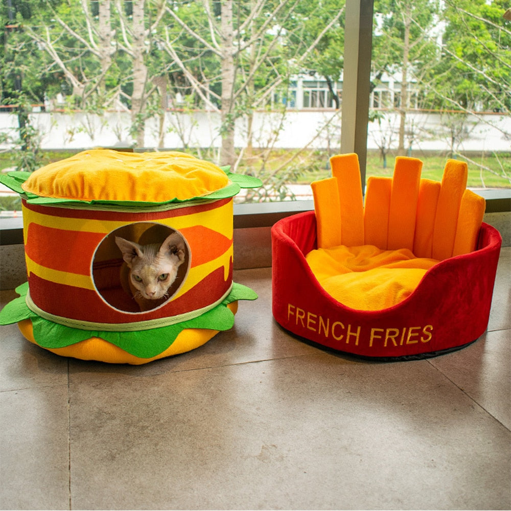 Fast Food Pet Cave & Bed