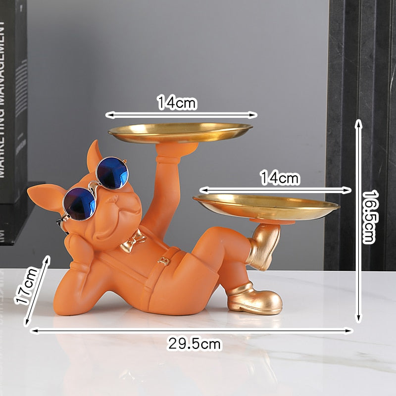 French Bulldog Butler Statue-FurrGo