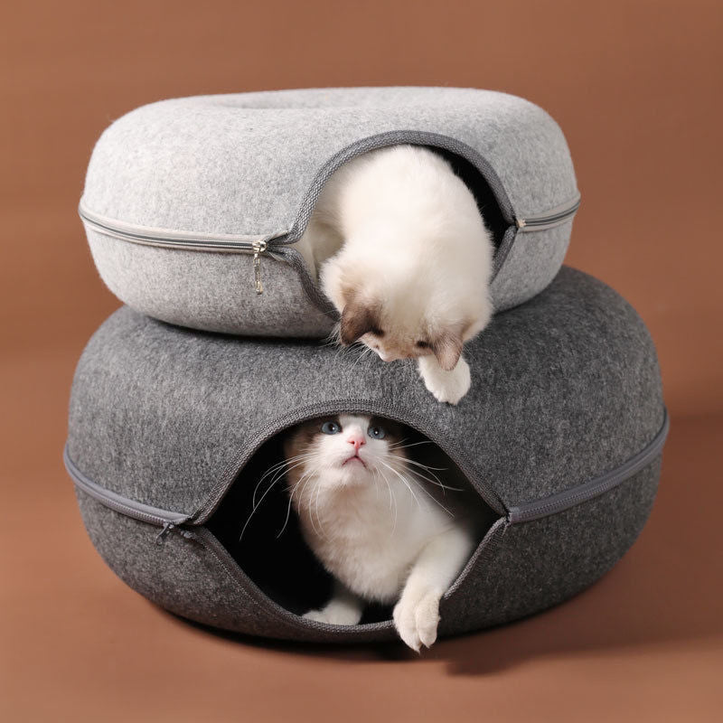 Donut Cat Bed-FurrGo