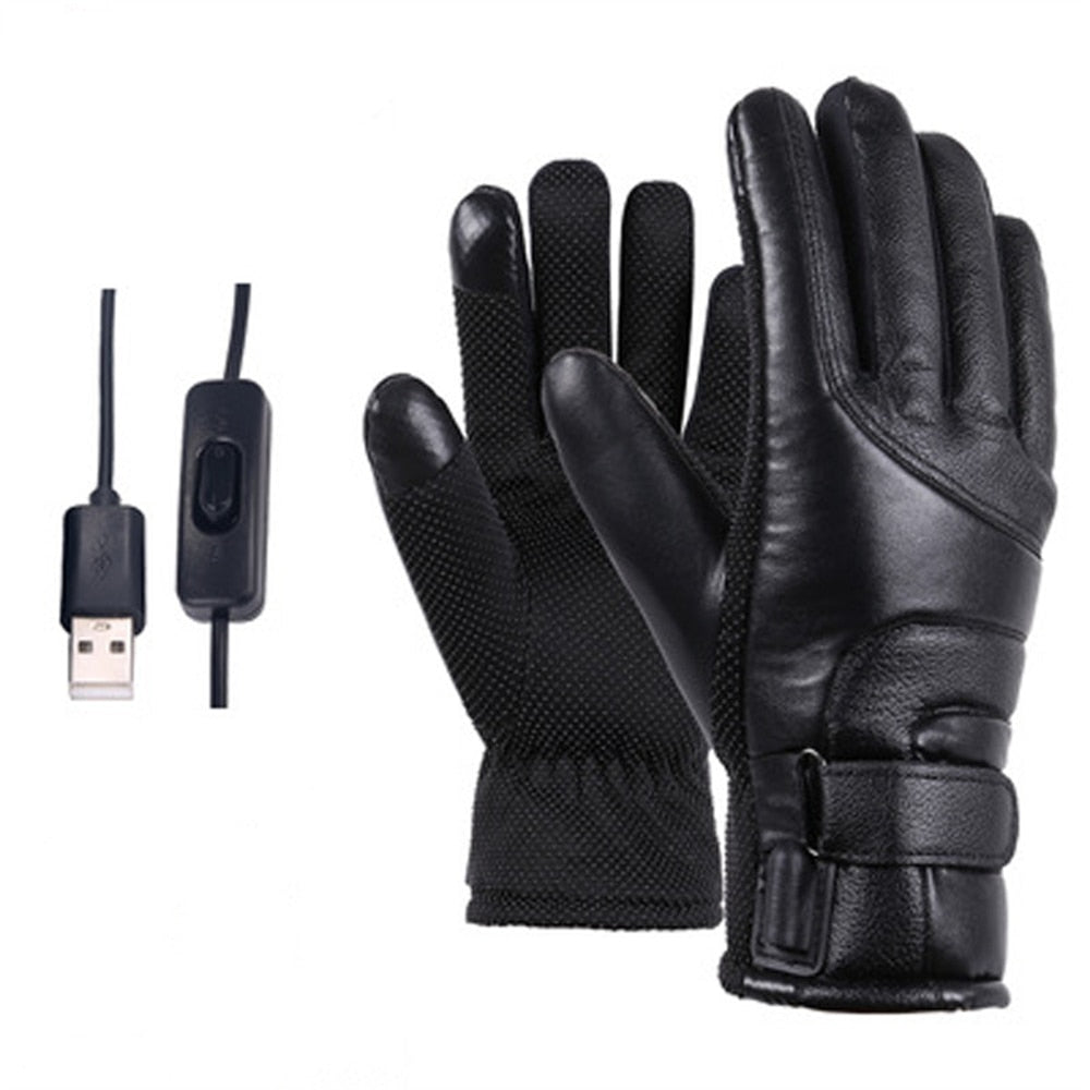 Heated USB Dog Walking Gloves