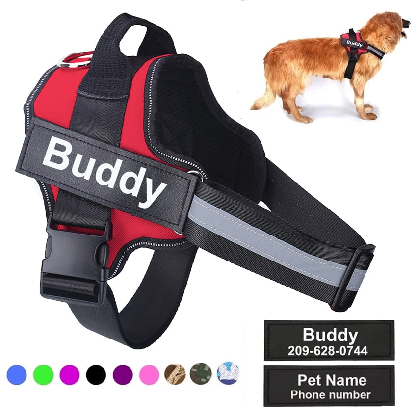 Custom Personalized No-Pull Dog Harness