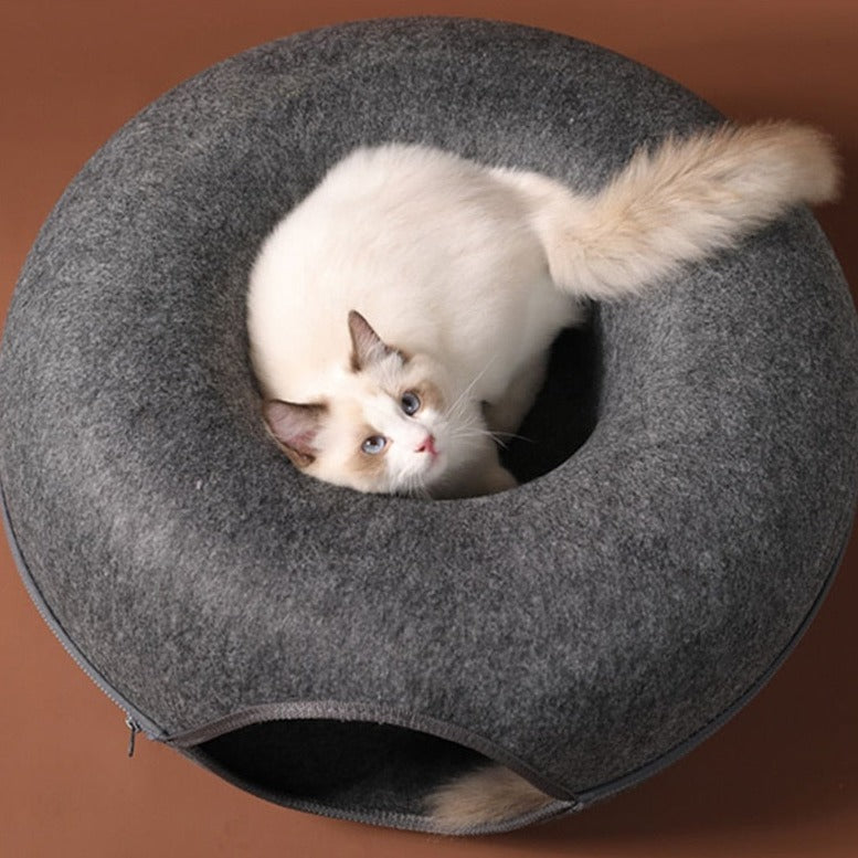 Donut Cat Bed-FurrGo