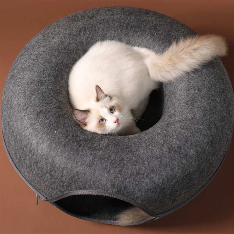 Donut Cat Bed-FurrGo