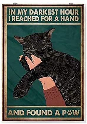 Decorative Metal Dog & Cat Posters: Humor Series #2