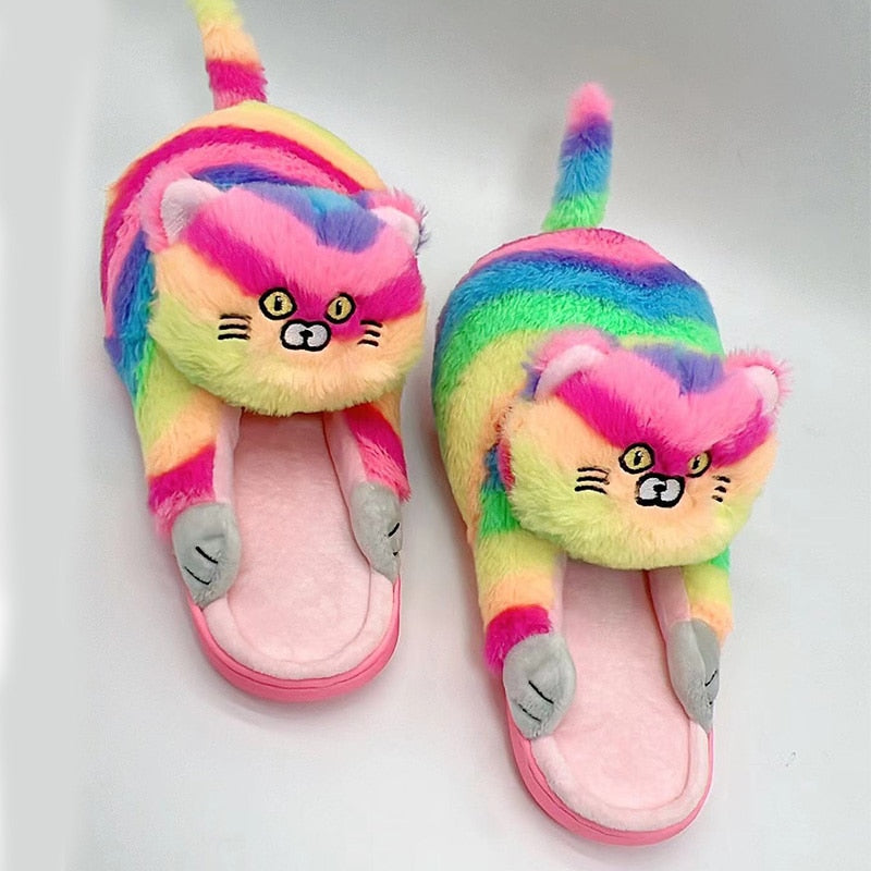 Cuddly Kitty Cat Slippers